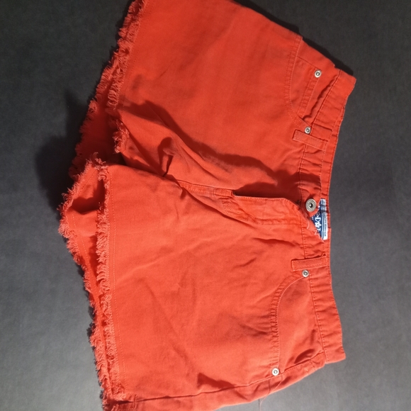 Limited Too Red Jean Shorts - Picture 1 of 5